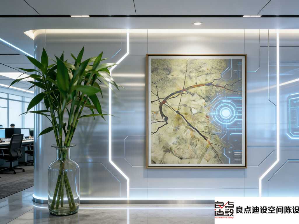 办公室软装设计|科技风软装太高级 装完客户一眼记住✨